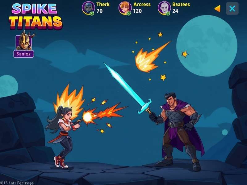 Spike Titans character abilities showcase